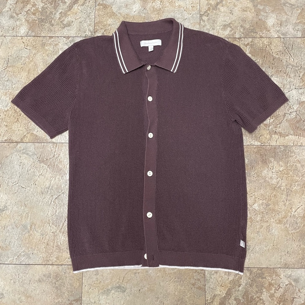 Urban outfitters brown polo, knit